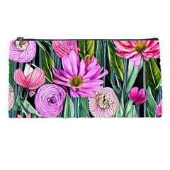 Floral Watercolor Pencil Case by GardenOfOphir