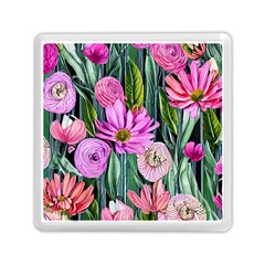 Floral Watercolor Memory Card Reader (square) by GardenOfOphir