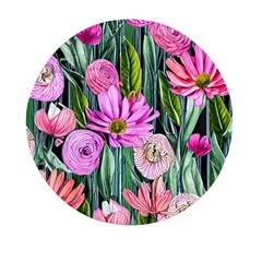 Floral Watercolor Mini Round Pill Box (pack Of 3) by GardenOfOphir