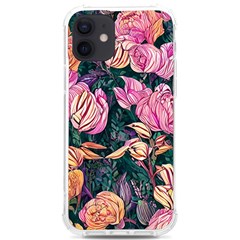 Retro Botanical Flowers Iphone 12/12 Pro Tpu Uv Print Case by GardenOfOphir