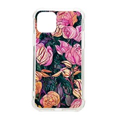 Retro Botanical Flowers Iphone 11 Pro 5 8 Inch Tpu Uv Print Case by GardenOfOphir