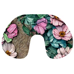 Cottagecore Aesthetics Travel Neck Pillow by GardenOfOphir