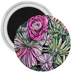 Summer Floral 3  Magnets Front