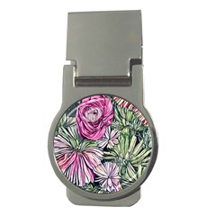 Summer Floral Money Clips (round)  by GardenOfOphir