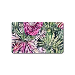 Summer Floral Magnet (name Card) by GardenOfOphir