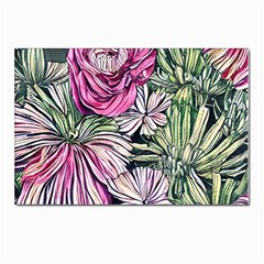 Summer Floral Postcards 5  X 7  (pkg Of 10) by GardenOfOphir