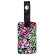 Summer Floral Luggage Tag (one Side) by GardenOfOphir