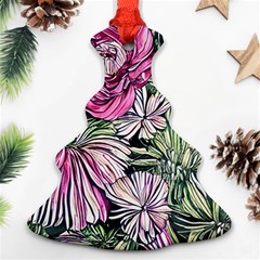 Summer Floral Christmas Tree Ornament (two Sides)