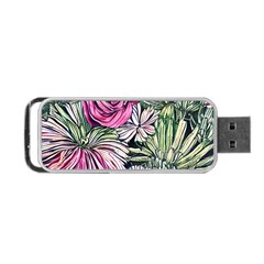 Summer Floral Portable Usb Flash (two Sides) by GardenOfOphir