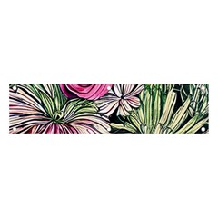 Summer Floral Banner And Sign 4  X 1  by GardenOfOphir