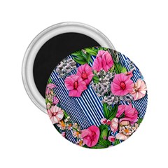 Vintage Botanical Flowers 2.25  Magnets