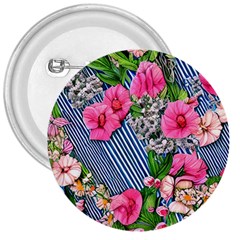 Vintage Botanical Flowers 3  Buttons