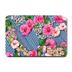 Vintage Botanical Flowers Small Doormat