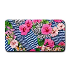 Vintage Botanical Flowers Medium Bar Mat