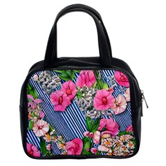 Vintage Botanical Flowers Classic Handbag (Two Sides)