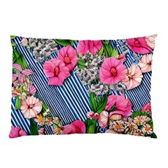 Vintage Botanical Flowers Pillow Case