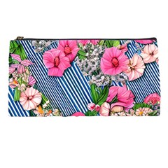 Vintage Botanical Flowers Pencil Case by GardenOfOphir