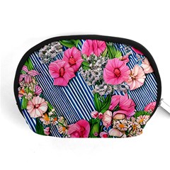 Vintage Botanical Flowers Accessory Pouch (Medium)