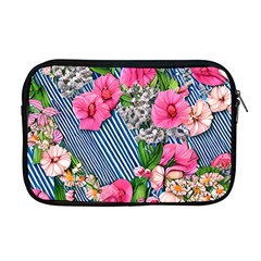 Vintage Botanical Flowers Apple MacBook Pro 17  Zipper Case