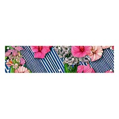 Vintage Botanical Flowers Banner and Sign 4  x 1 