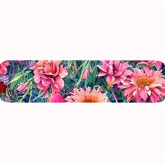 Retro Floral Large Bar Mat by GardenOfOphir