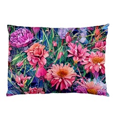 Retro Floral Pillow Case by GardenOfOphir