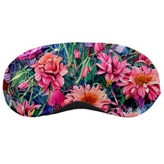 Retro Floral Sleeping Mask by GardenOfOphir