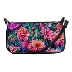 Retro Floral Shoulder Clutch Bag by GardenOfOphir