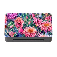 Retro Floral Memory Card Reader With Cf by GardenOfOphir