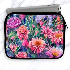 Retro Floral Apple Ipad 2/3/4 Zipper Cases by GardenOfOphir