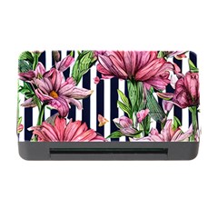 Tropical Botanical Flowers In Watercolor Memory Card Reader With Cf by GardenOfOphir