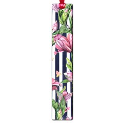 Tropical Botanical Flowers In Watercolor Large Book Marks by GardenOfOphir