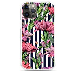 Tropical Botanical Flowers In Watercolor Iphone 12 Pro Max Tpu Uv Print Case by GardenOfOphir