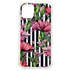 Tropical Botanical Flowers In Watercolor Iphone 12 Mini Tpu Uv Print Case	 by GardenOfOphir