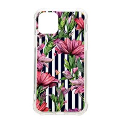 Tropical Botanical Flowers In Watercolor Iphone 11 Pro 5 8 Inch Tpu Uv Print Case