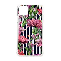 Tropical Botanical Flowers In Watercolor Iphone 11 Pro Max 6 5 Inch Tpu Uv Print Case