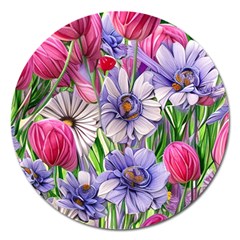 The Perfect Pattern For Your Cottagecore Aesthetics Magnet 5  (round) by GardenOfOphir