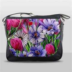 The Perfect Pattern For Your Cottagecore Aesthetics Messenger Bag by GardenOfOphir