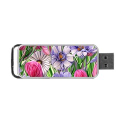 The Perfect Pattern For Your Cottagecore Aesthetics Portable Usb Flash (two Sides) by GardenOfOphir