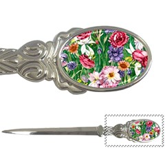 Vintage Tropical Flowers Letter Opener by GardenOfOphir