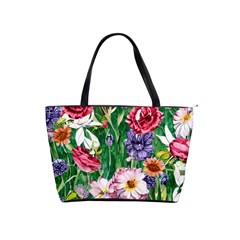 Vintage Tropical Flowers Classic Shoulder Handbag by GardenOfOphir