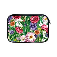 Vintage Tropical Flowers Apple Ipad Mini Zipper Cases by GardenOfOphir