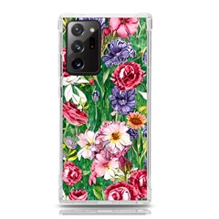 Vintage Tropical Flowers Samsung Galaxy Note 20 Ultra Tpu Uv Case by GardenOfOphir