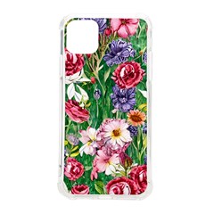 Vintage Tropical Flowers Iphone 11 Pro Max 6 5 Inch Tpu Uv Print Case by GardenOfOphir