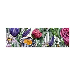 Watercolor Tropical Flowers Sticker Bumper (10 Pack) by GardenOfOphir