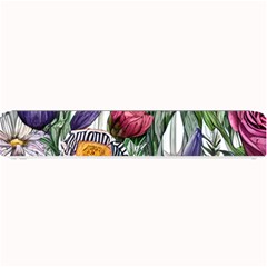 Watercolor Tropical Flowers Small Bar Mat