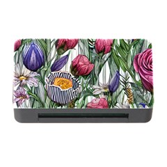 Watercolor Tropical Flowers Memory Card Reader With Cf by GardenOfOphir