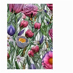 Watercolor Tropical Flowers Small Garden Flag (Two Sides)