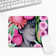 Aesthetics Tropical Flowers Small Mousepad by GardenOfOphir