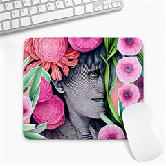 Aesthetics Tropical Flowers Large Mousepad by GardenOfOphir